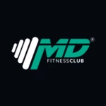 md fitness club android application logo